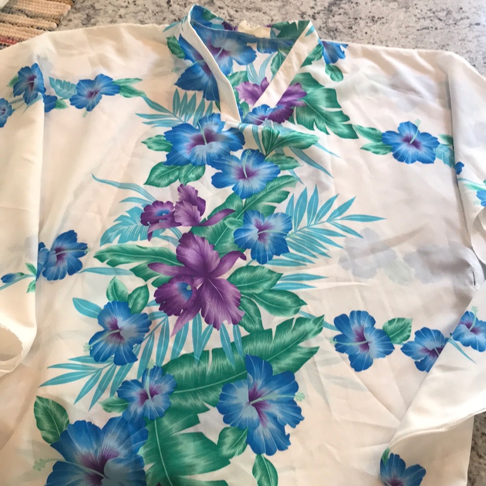 Vintage floral tunic caftan